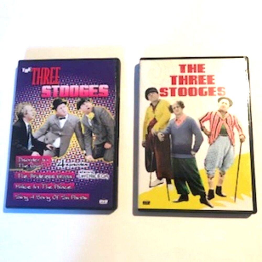 Three Stooges: {8} Episodes on {2} DVD's